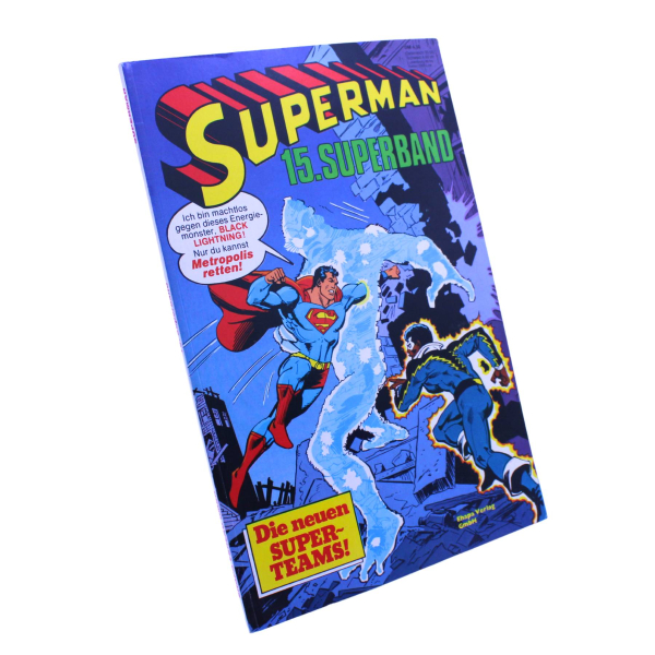 Superman 15. Superband 1980 Ehapa Black Lightning Poster | Hoppla-Stuff